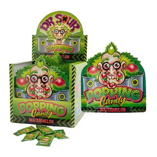 Dr. Sour Popping Candy Watermelon