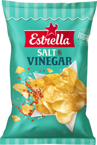 Estrella Salt & Vinegar Chips 20 X 160 G