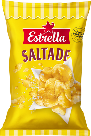 Estrella Saltade Potatischips 20 X 160 G