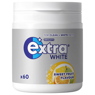 Extra Bottle White Sweet Fruit 6 X 84 G