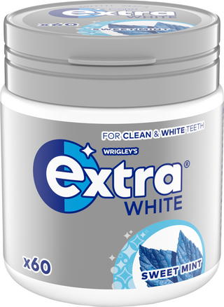 Extra Bottle White Sweet Mint 6 X 84 G
