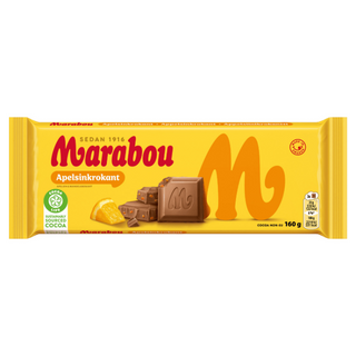 Marabou Apelsinkrokant 160 G
