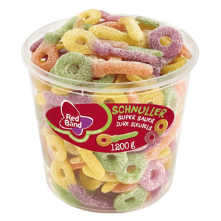 Red Band Fruchtgummi Schnuller Super Sauer 1,2 KG